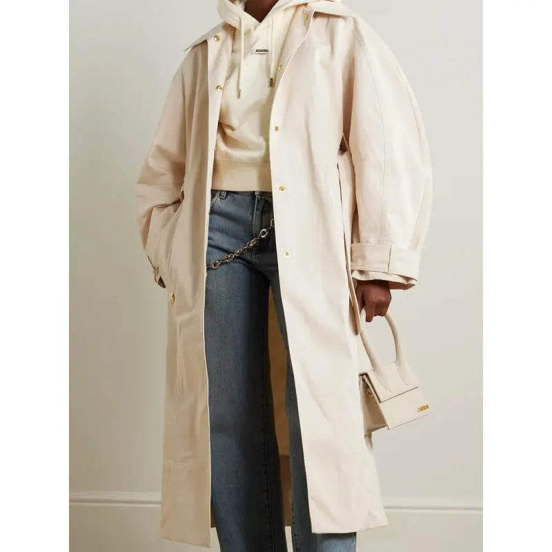 Sylvie Grateau Emily In Paris S04 White Trench Coat