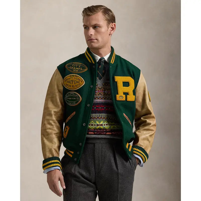 The Iconic Letterman Bomber Jacket