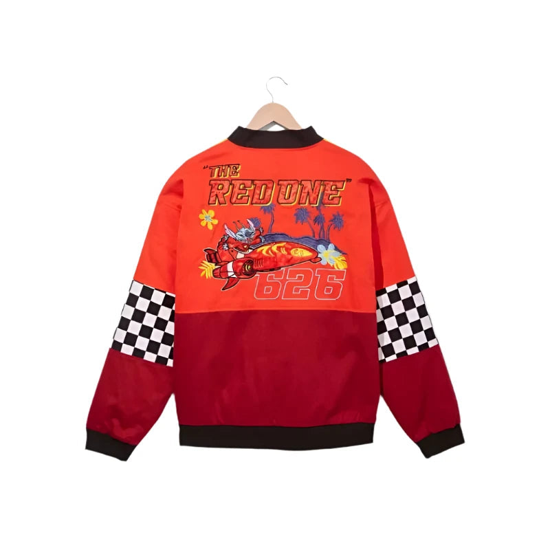 The Red One Lilo & Stitch Racing Jacket For Unisex