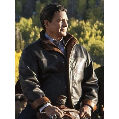 Thomas Rainwater Yellowstone Leather Jacket