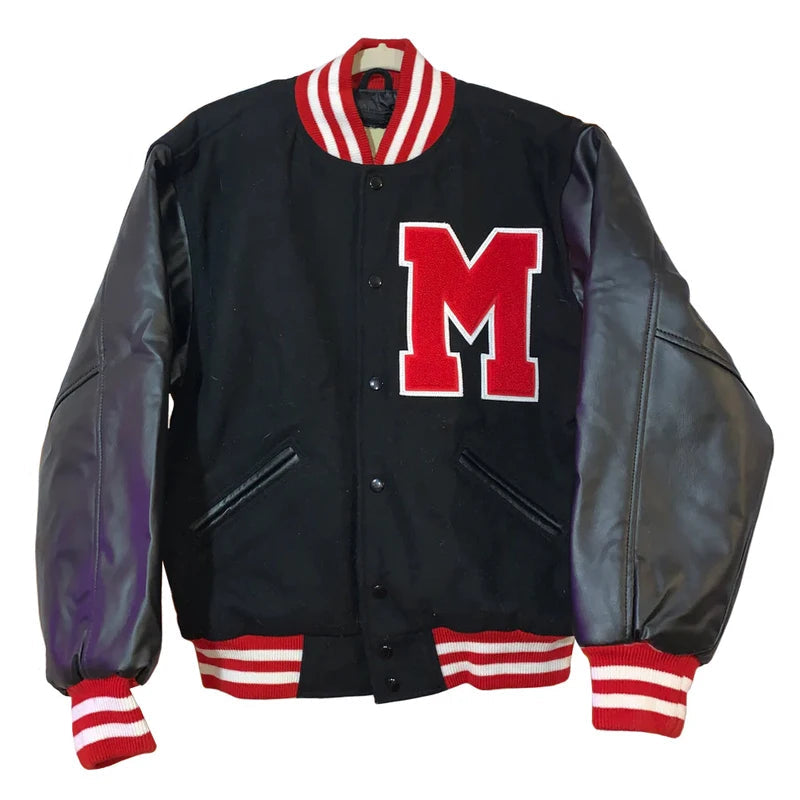 University of Maryland Letterman Black Jacket