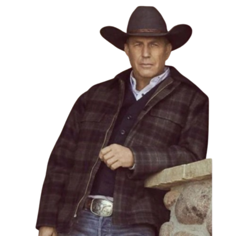 John Dutton Yellowstone S02 Plaid Jacket