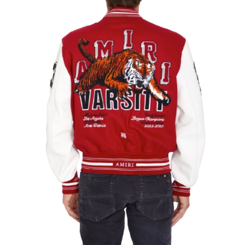 AMIRI Varsity Vintage Patch Bomber Jacket