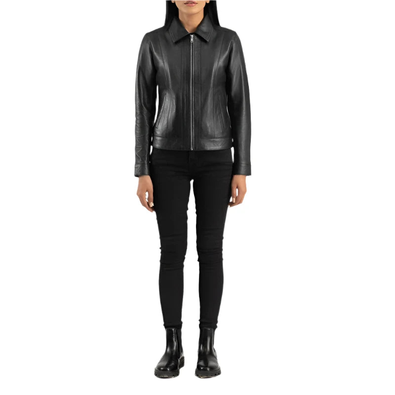 Vixen Black Women's Leather Jacket