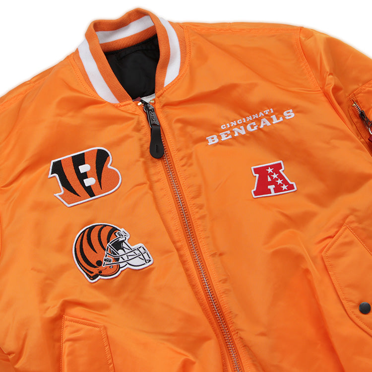 Cincinnati Bengals Alpha Industries Bomber Jacket