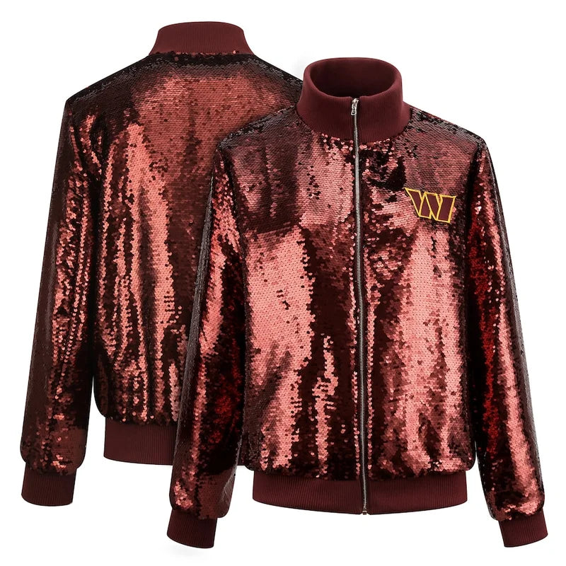 Washington Commanders Cuce Sequins Jacket