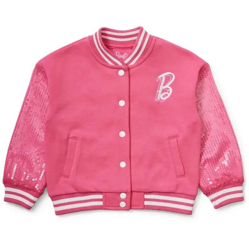 Barbie 2023 Sequin Varsity Jacket