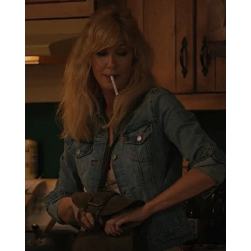 Yellowstone S05 Beth Dutton Blue Denim Jacket