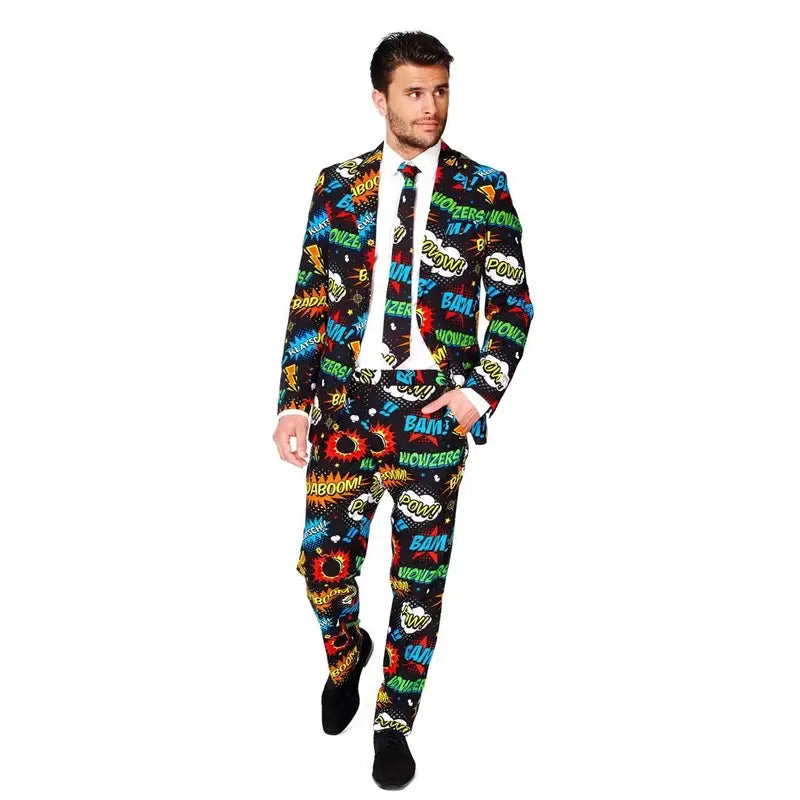 Unisex Bada Boom 2k24 Printed Tuxedo