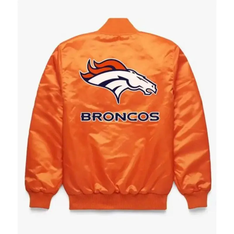 Denver Broncos Super Bowl Satin Orange Jacket