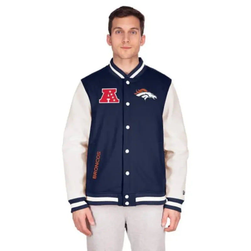 New Era 2023 Denver Broncos Sideline Varsity Jacket