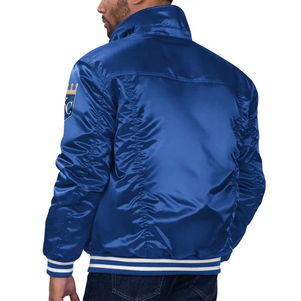 Kansas City Royals Royal Silver Tab Royal Trucker Jacket