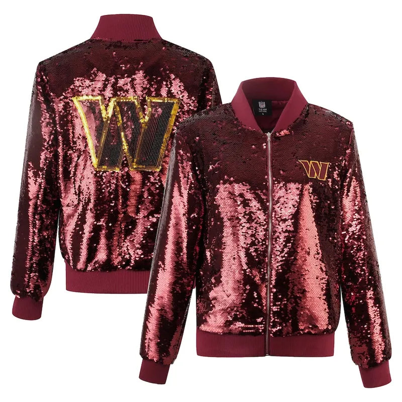 Washington Commanders Sequin Jacket