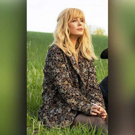 Beth Dutton Yellowstone Season 5 Floral Blazer