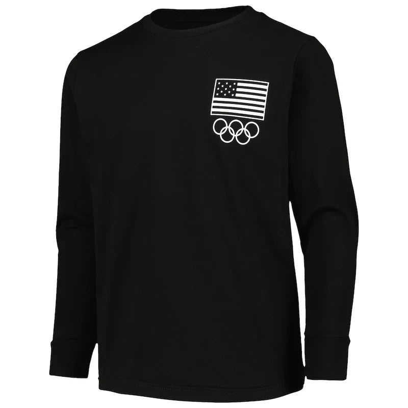 Team USA Youth 2024 Flag & Rings Sweatshirt